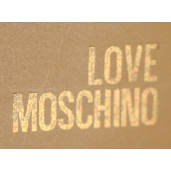 Love Moschino PURPLE FAUX LEATHER FLAT BEACH SHOES FLIP FLOPS SWIMWEAR Sz 37 EU - Picture 6 of 9